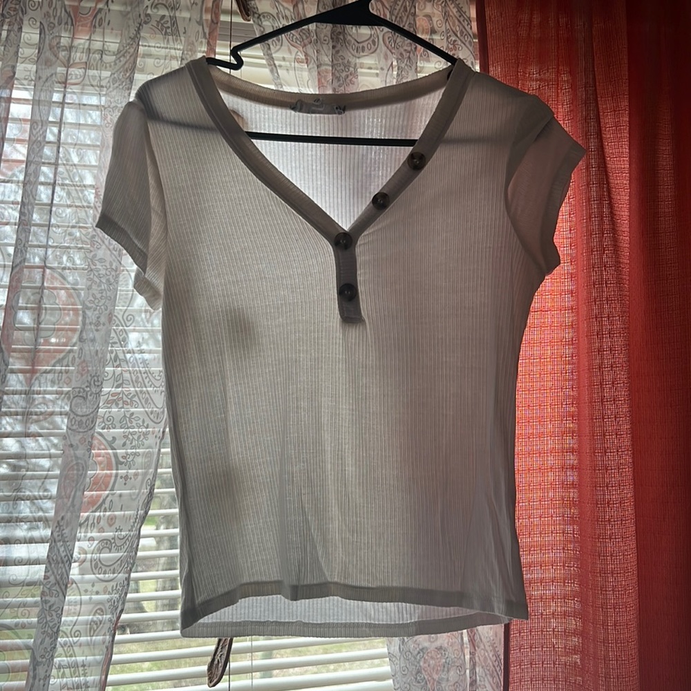 v-neck shirt